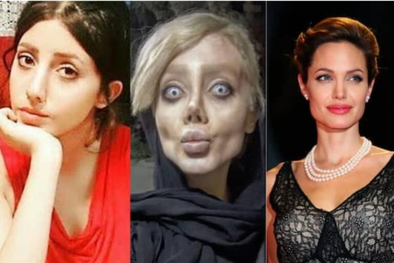 Year Old Iranian Girl Aka Zombie Angelina Jolie Jailed For Morphed Photos Euro Global