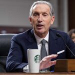 Howard Schultz asserts that Starbucks must redesign its stores following a substantial earnings shortfall
